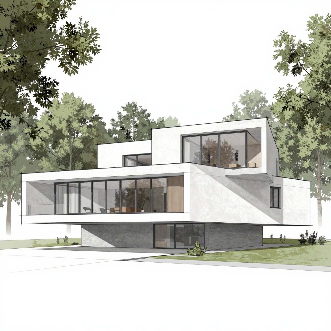 Architectural pixels example