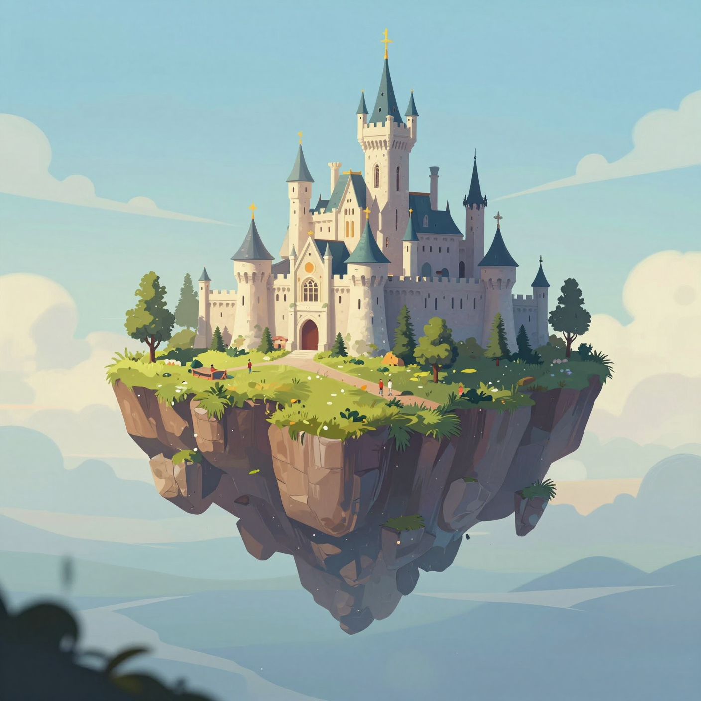 Digital art pixels example