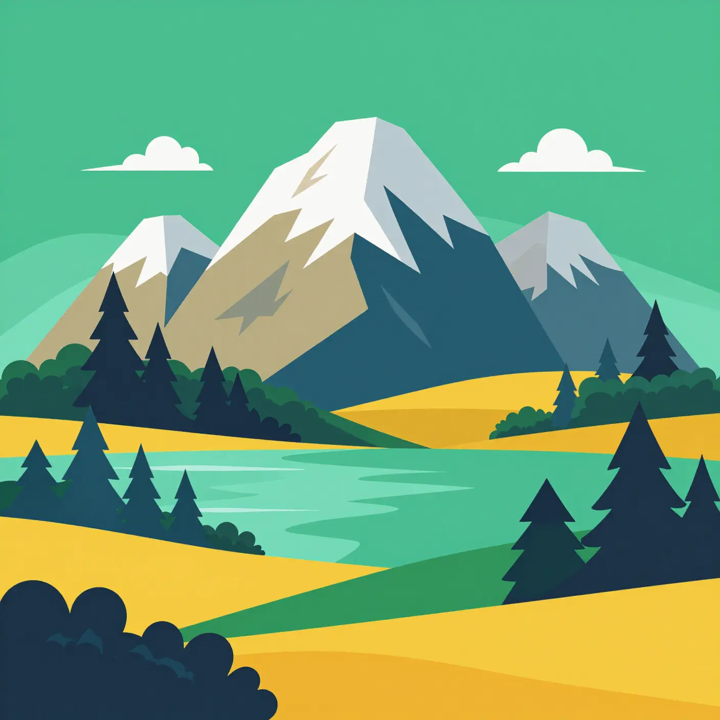 Flat 2.0 color svg example